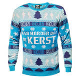 BKJN Blue Christmas Sweater - Ik Ga Harder Dan De Kerst!