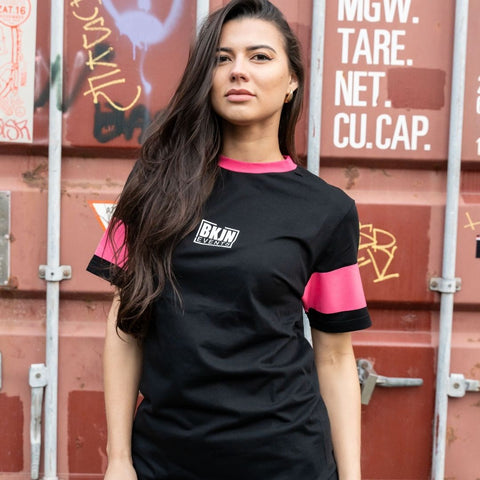 BKJN T-Shirt Women - Black/Pink