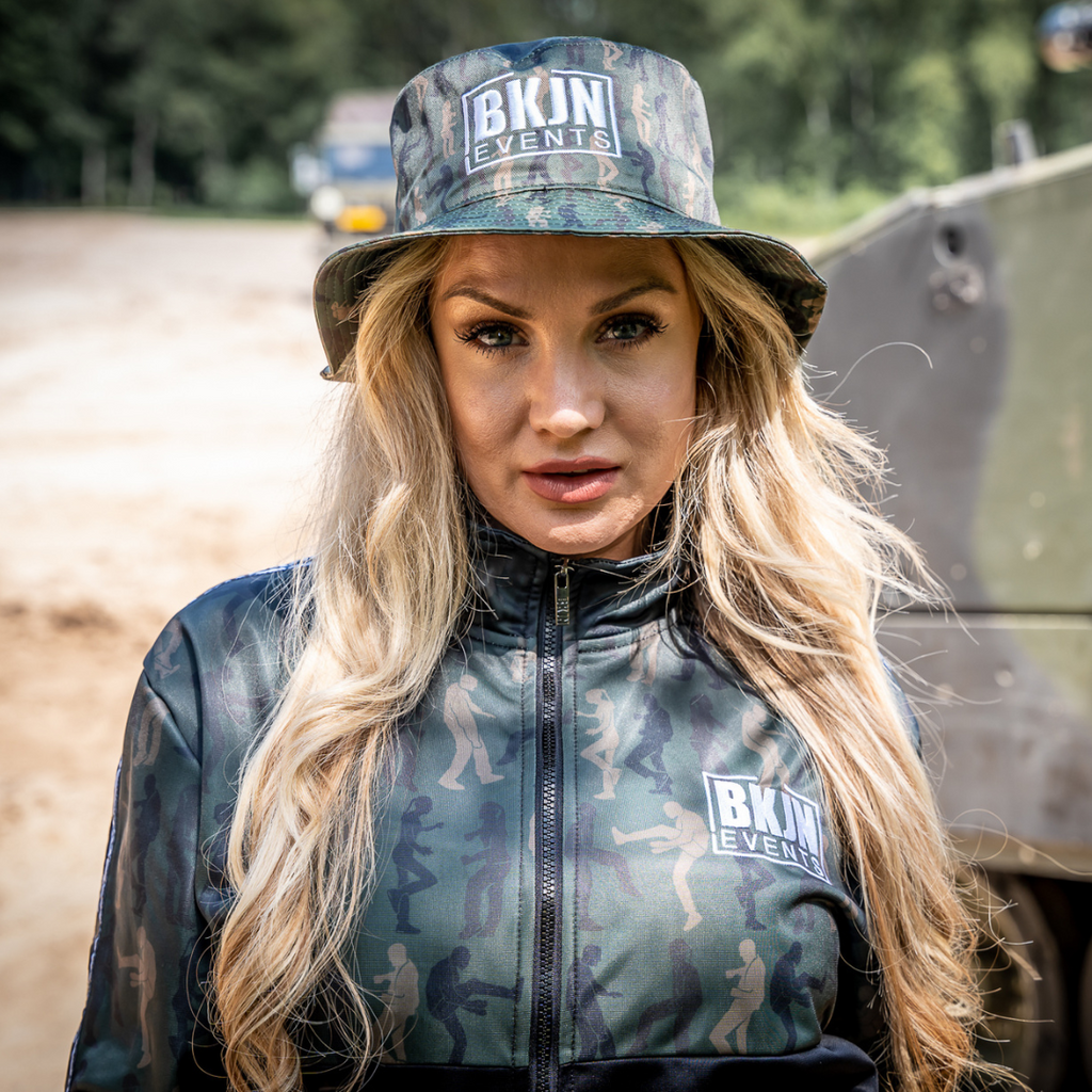 BKJN Bucket Hat Green Gabber All Over BKJN Store